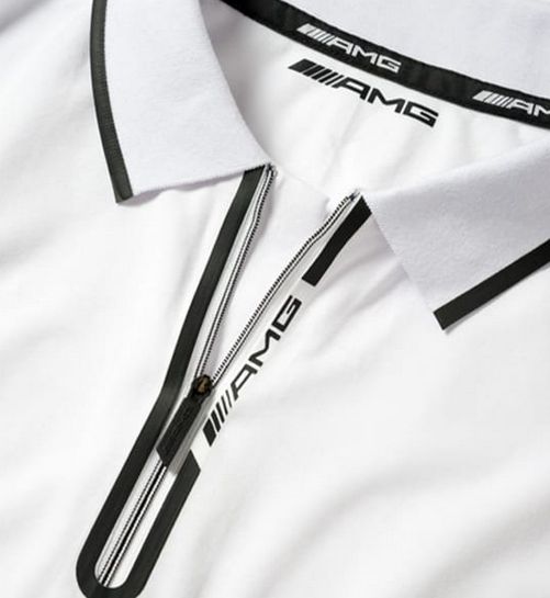 AMG Poloshirt Herren in Weiß Größe M Original Mercedes-AMG Collection_2